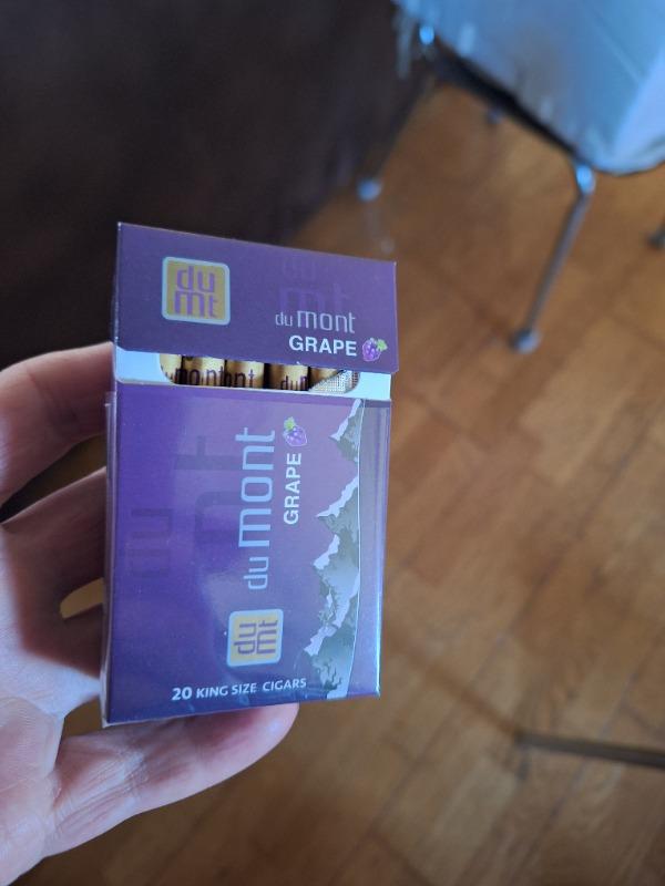 Du Mont Grape Cigarillos (King Size) - Pack (20 Cigarettes) - Customer Photo From Tracy Bradley