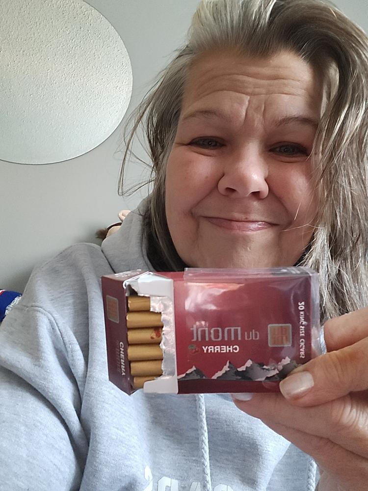 Du Mont Cherry Cigarillos (King Size) - Pack (20 Cigarettes) - Customer Photo From Alison Belsey