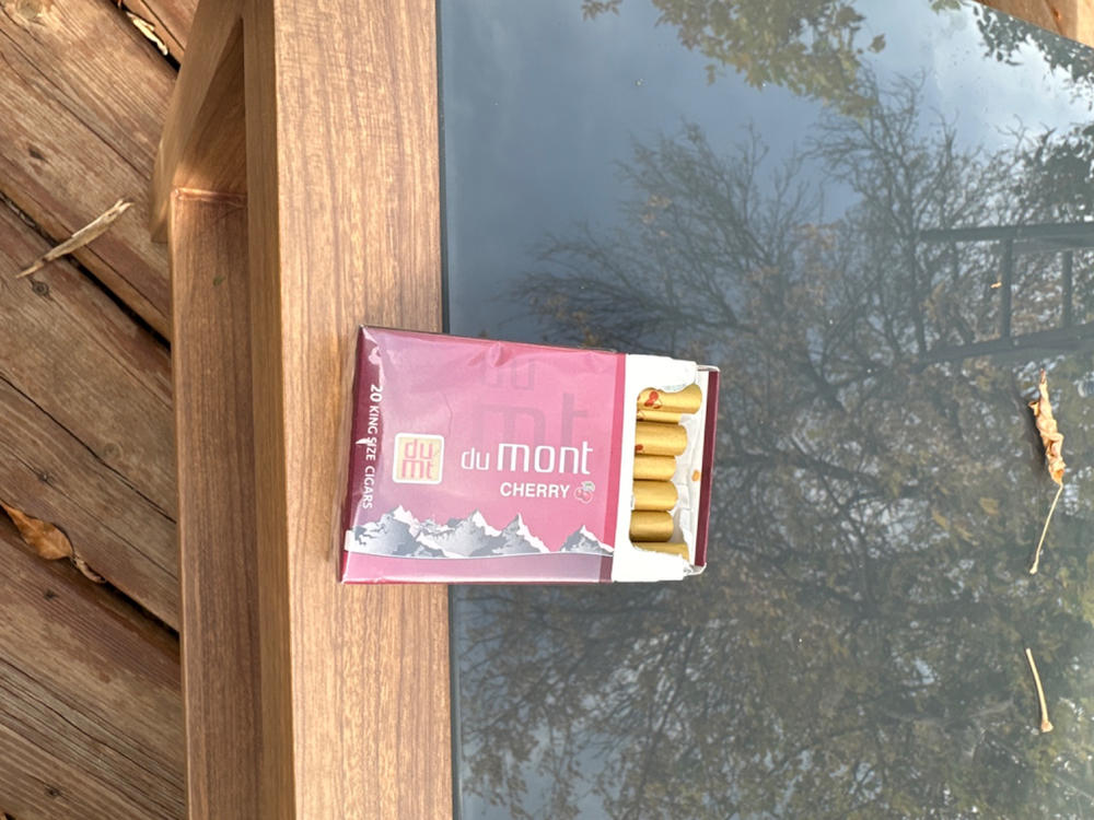Du Mont Cherry Cigarillos (King Size) - Pack (20 Cigarettes) - Customer Photo From Paula Schulz