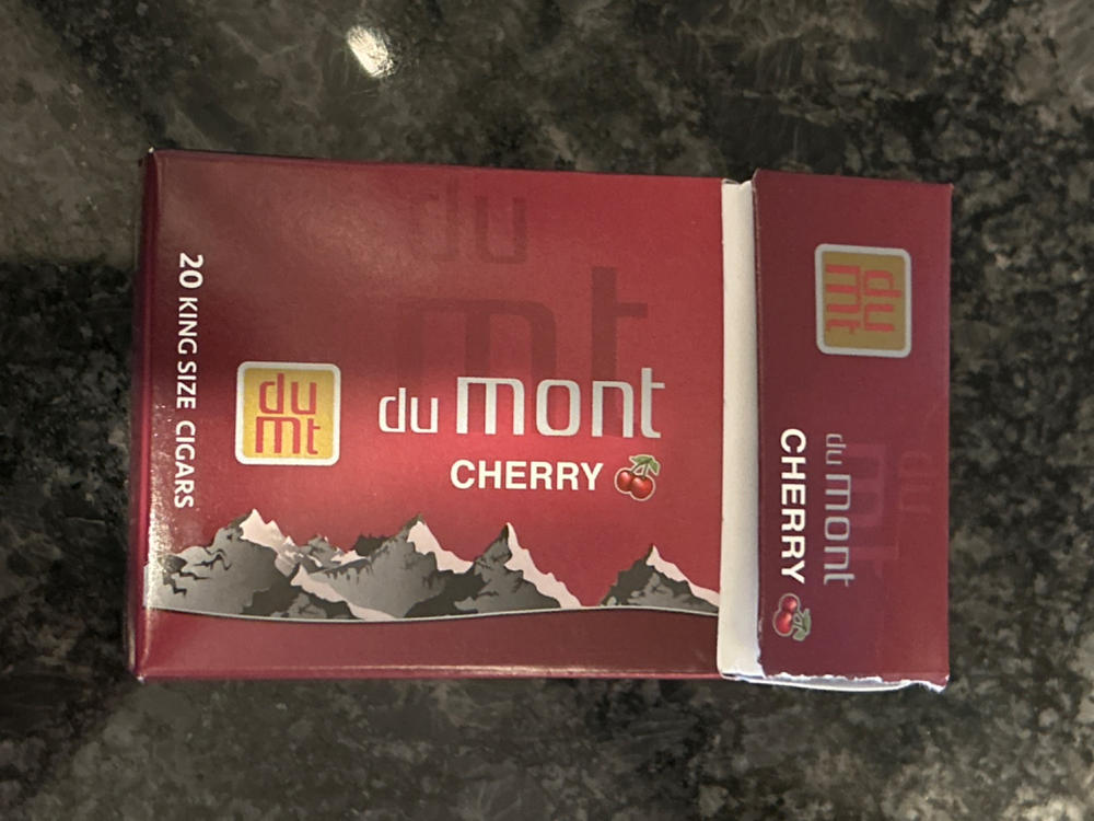 Du Mont Cherry Cigarillos (King Size) - Pack (20 Cigarettes) - Customer Photo From Justin Smith