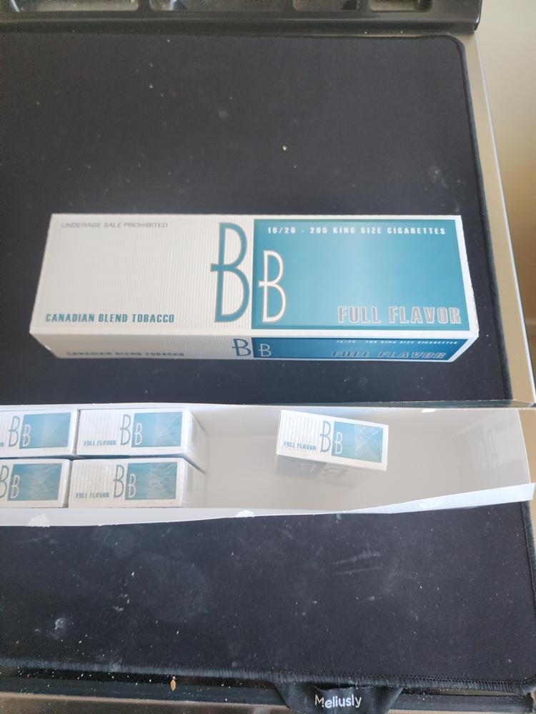 BB Full Flavor (King Size) - Carton (200 Cigarettes) - Customer Photo From Dale Berry