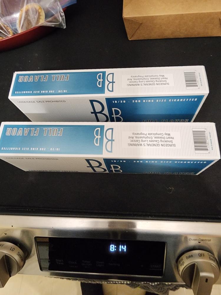 BB Full Flavor (King Size) - Carton (200 Cigarettes) - Customer Photo From Dale Berry