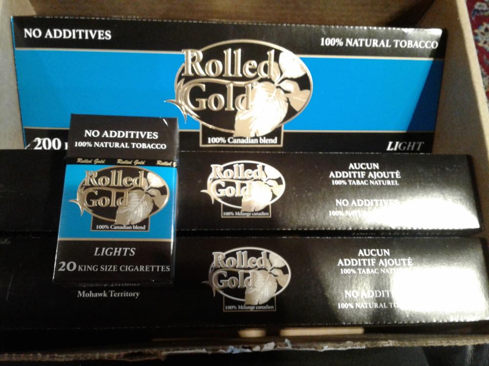 Rolled Gold Lights (King Size) - Carton (200 Cigarettes) - Customer Photo From Darcie Addison