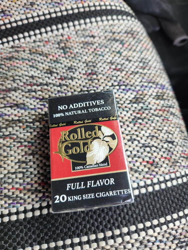Rolled Gold Full (King Size) - Carton (200 Cigarettes) - Customer Photo From Jason Wall