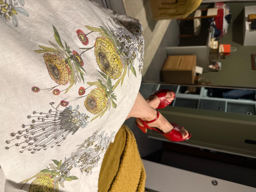 Hermine Shiny lamb Ruby red - Customer Photo From Samantha Martin