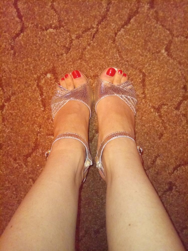 Hermine Crackled metallic goat Champagne - Customer Photo From Alisa