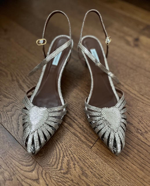 Keesha 55 Lizard metallic goat Vintage champagne - Customer Photo From Jahna Szabo