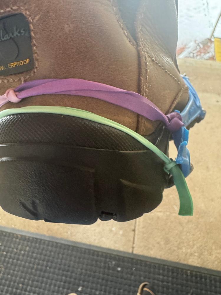 EXOspikes™ Footwear Traction - Customer Photo From Warren