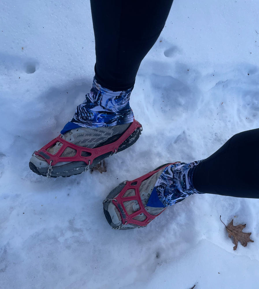 MICROspikes® Footwear Traction - Customer Photo From Aaron Roberts