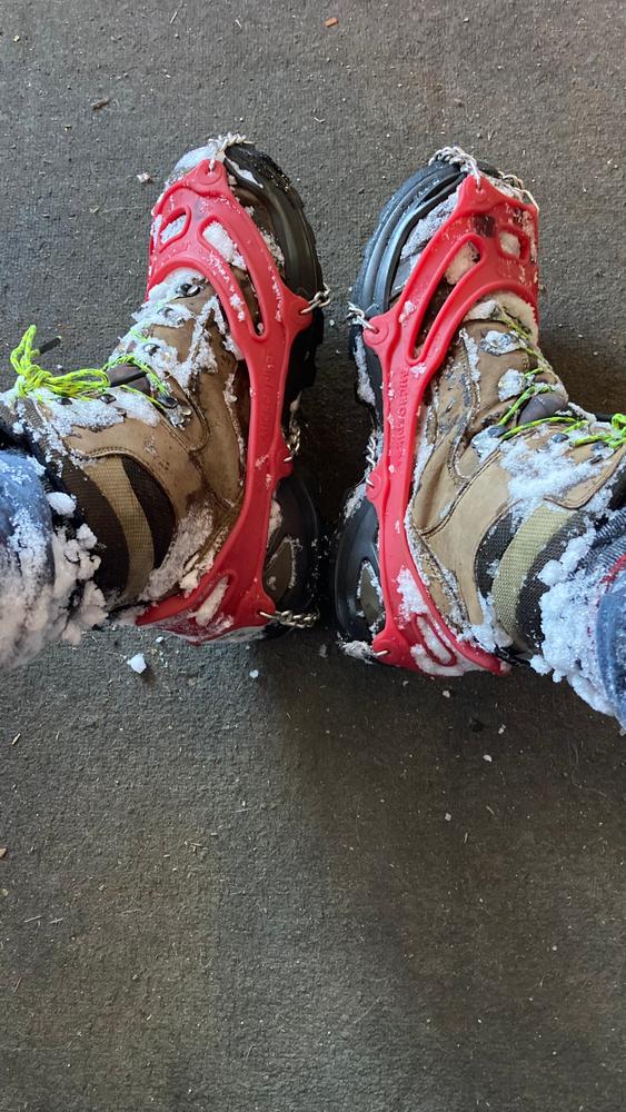 MICROspikes® Footwear Traction - Customer Photo From Richard O’Donnell 