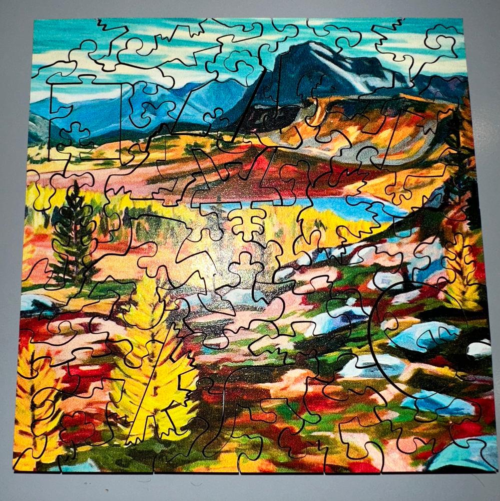 Larch Valley by Alison Philpotts | StumpCraft Wooden Puzzle