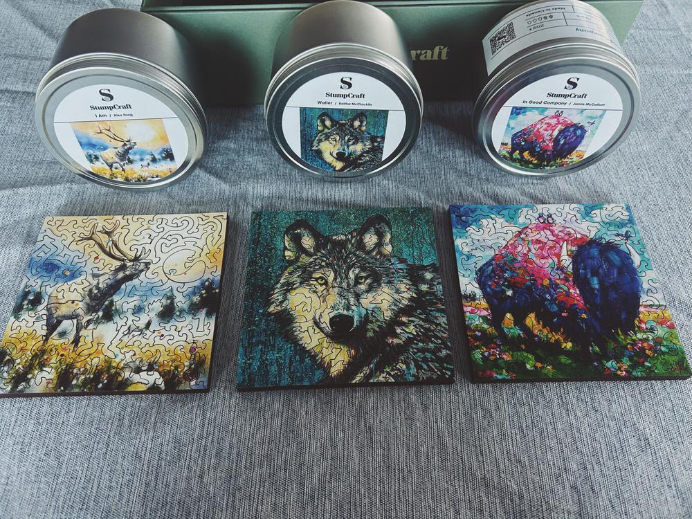 Canadian Wildlife - Flight of Mini Puzzles Vol. 1 - Customer Photo From Melisa