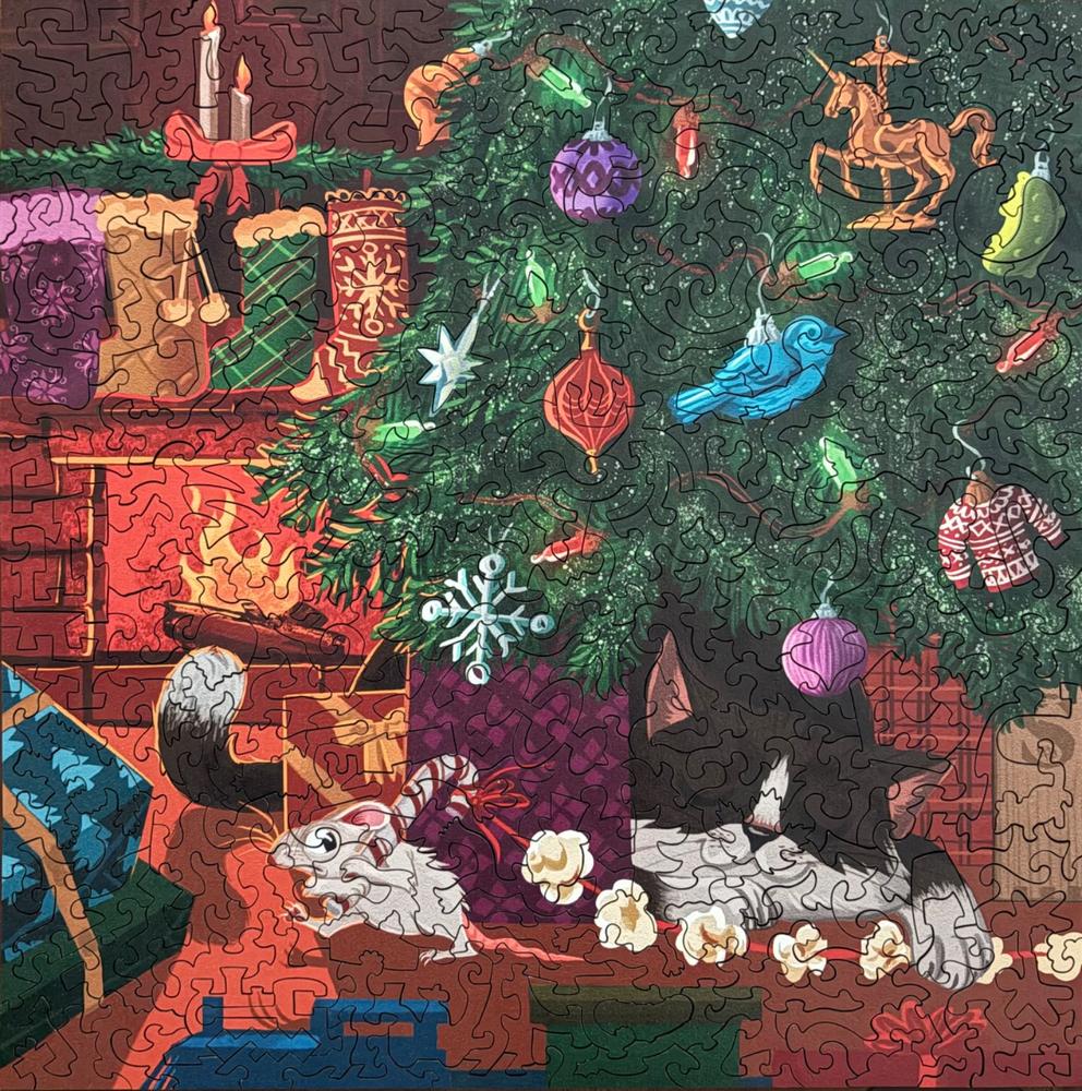 Midnight Snacks by Lyndsay Wasko | StumpCraft Wooden Puzzle