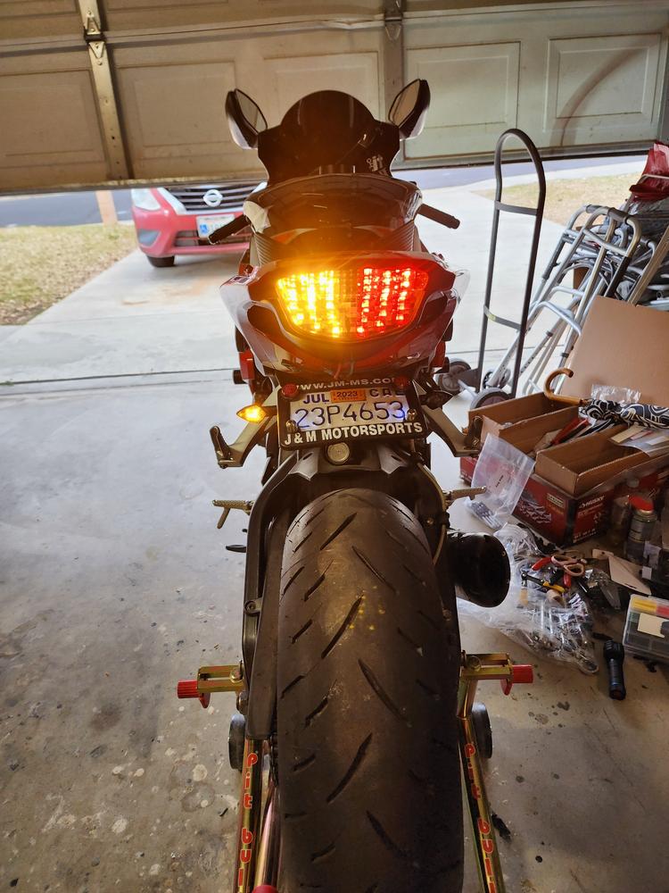 2008-2016 Honda CBR1000RR Blaster-X Integrated LED Tail Light - Customer Photo From Christopher Mass