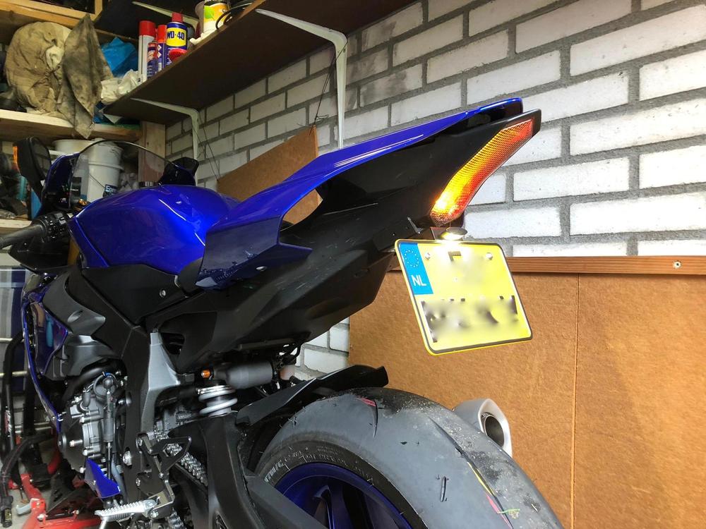 For Yamaha YZF R1 2015-2016 Integrated LED Brake Turn Signal Tail Light Smoke