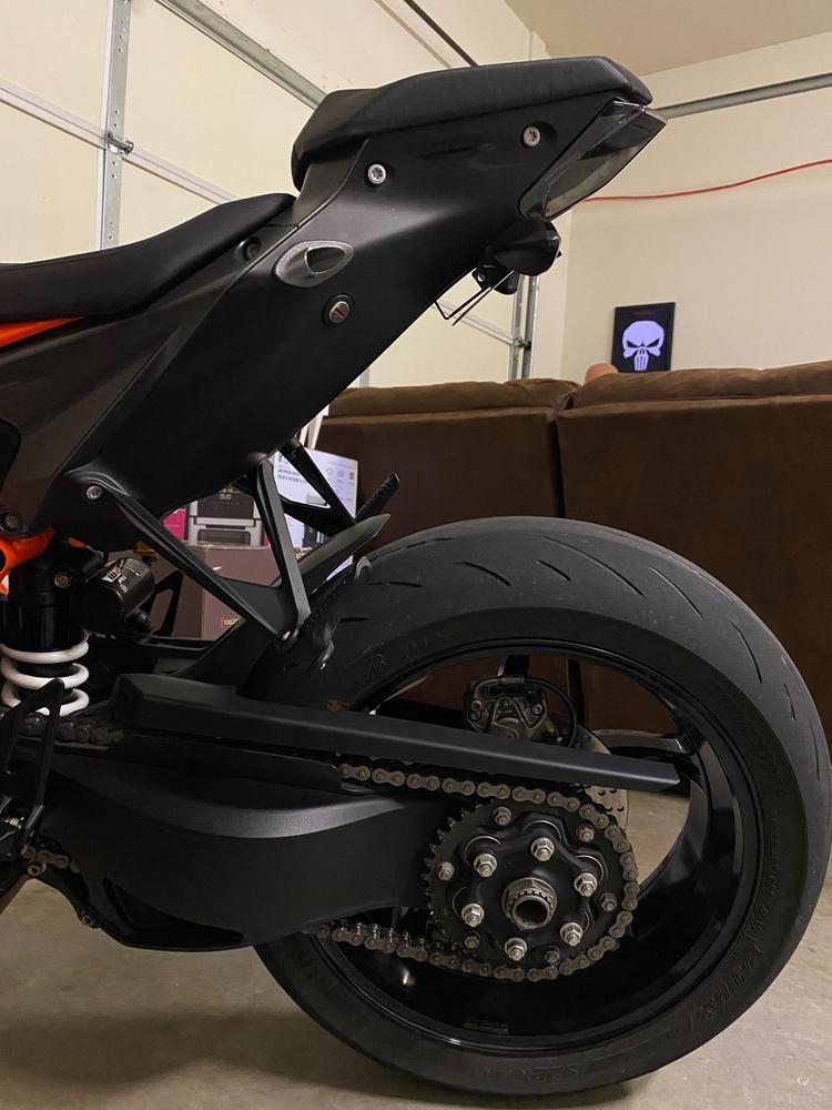 Ultimate Stealth License Plate Bracket for 2020-2023 KTM 1290 Super Duke R - Customer Photo From Arron B.