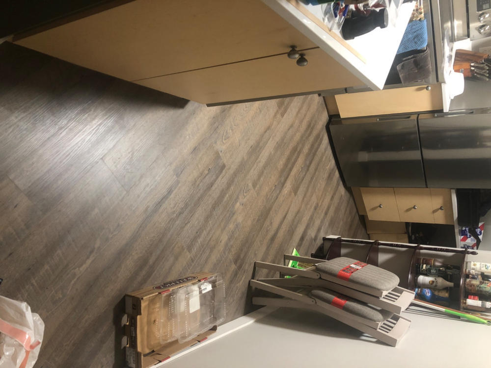 Tavern 5mm vinyl plank $3.79 per sq ft - Customer Photo From Rick Silver