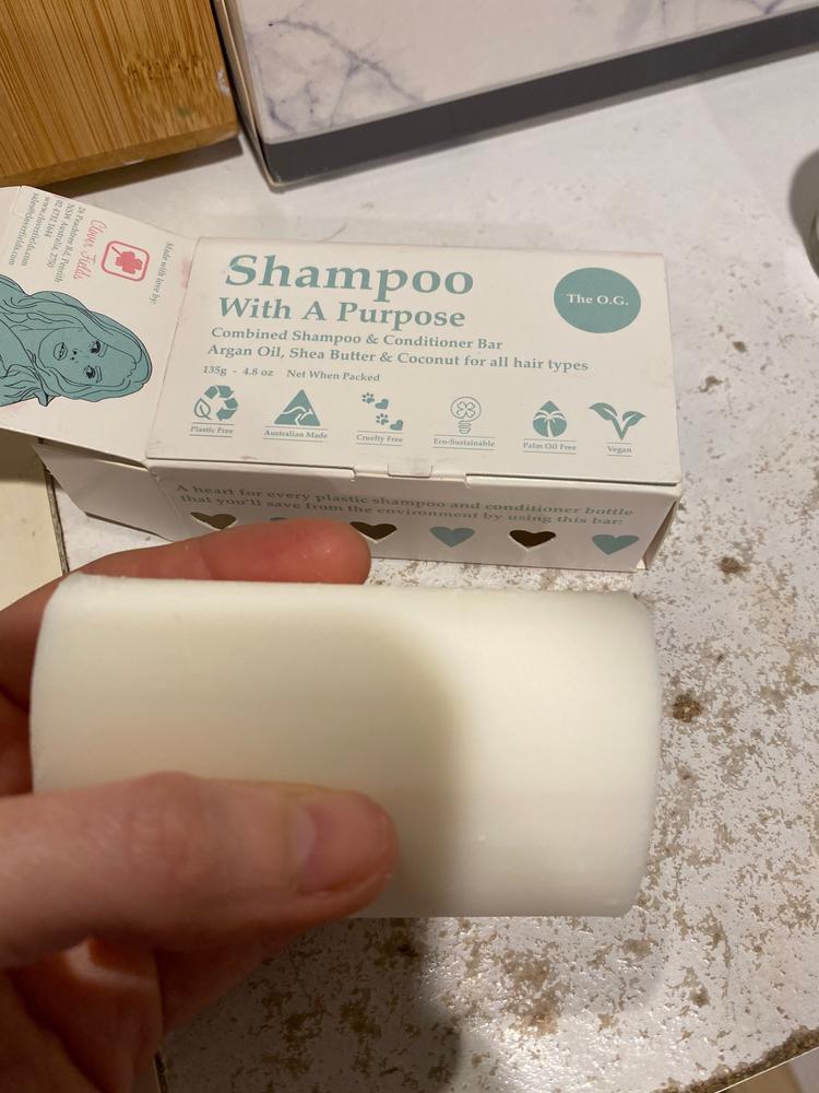 Shampoo with a Purpose - The OG Shampoo & Conditioner Bar (135g) - Customer Photo From Anna McKie 
