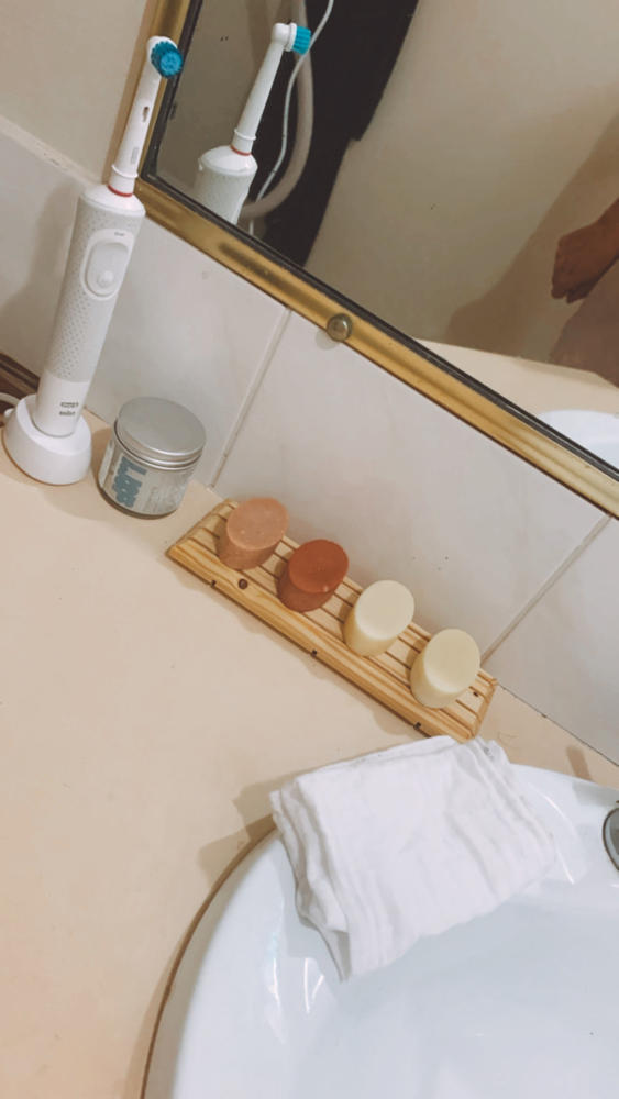 Go for Zero - Reclaimed Wooden Soap Holder - Customer Photo From Ashleigh D