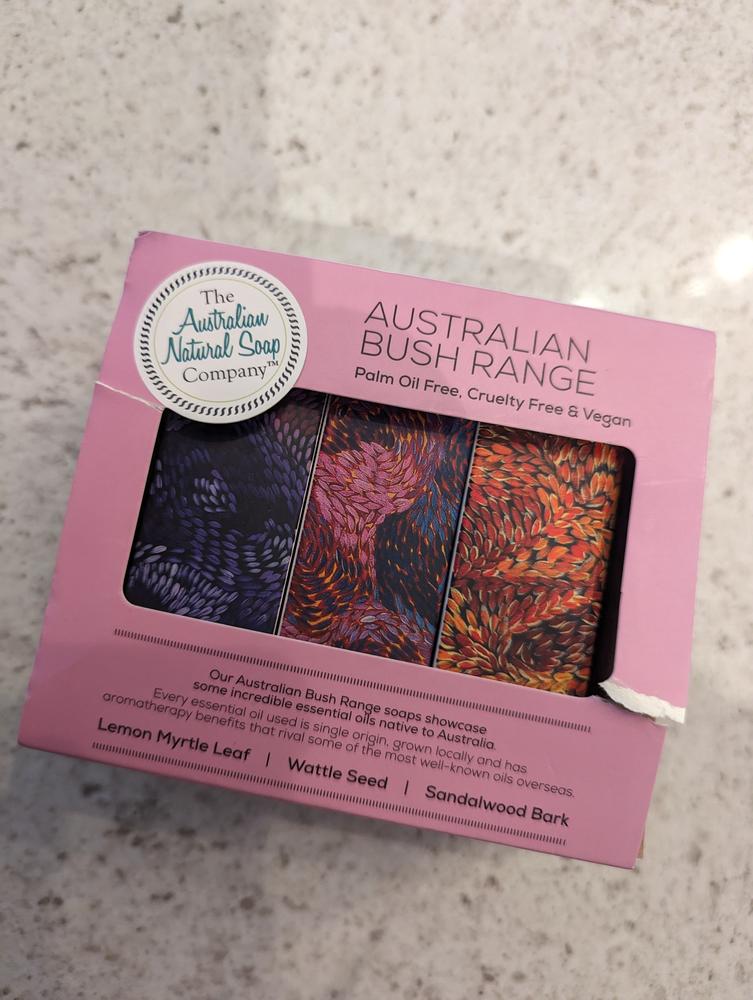 The Australian Natural Soap Company - Australian Bush Range Gift Pack - Customer Photo From Leischa