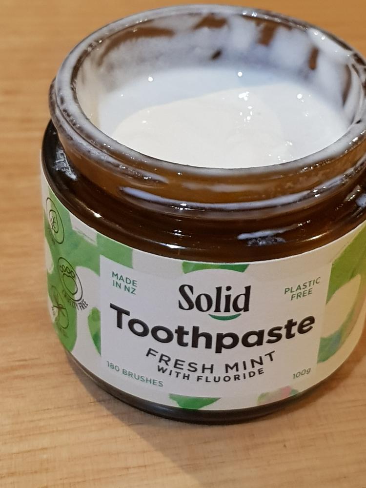 Solid - Fluoride Toothpaste (100g - 2 flavours) - Customer Photo From Jess R
