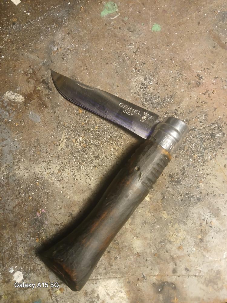 No.06 Carbon Steel Folding Knife - Customer Photo From Lil Opie