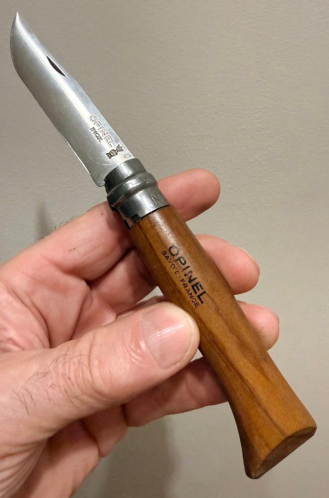 No.08 Carbon Steel Folding Knife - Customer Photo From Bryan