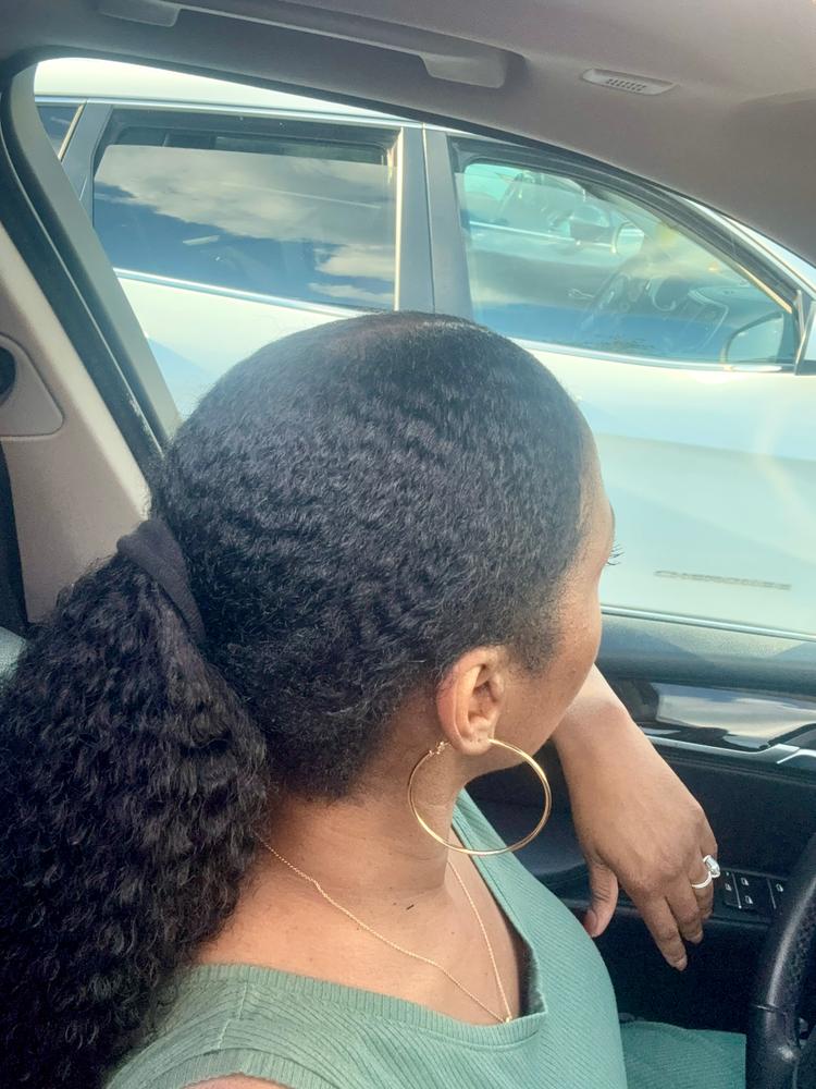 "For Kurls" Drawstring Ponytail - Customer Photo From Mrs. Chaps