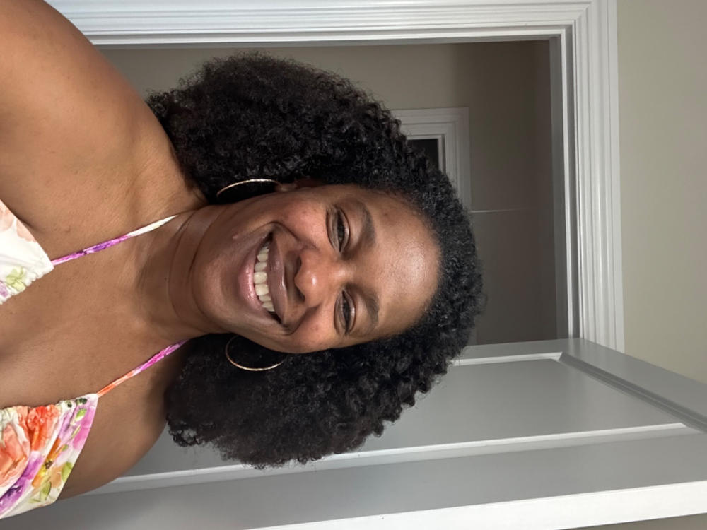 "Tight Kurls" (4A) Wefted Hair - Customer Photo From Alison Davidson