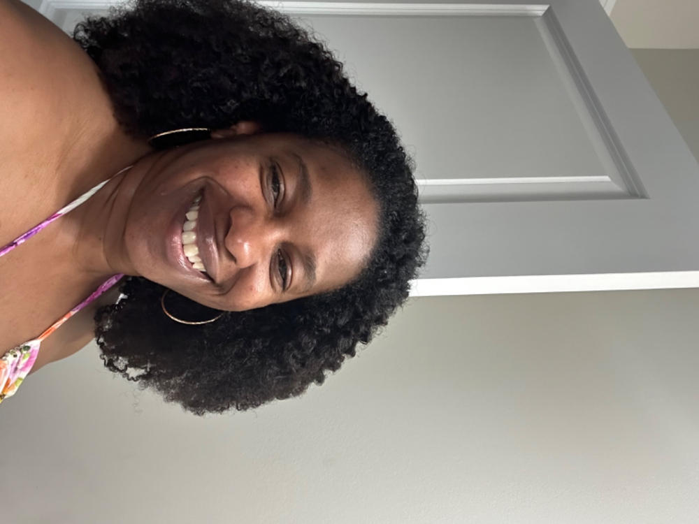 "Tight Kurls" (4A) Wefted Hair - Customer Photo From Alison Davidson