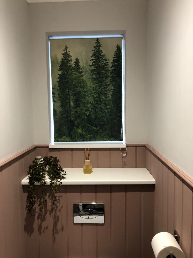 Lister Cartwright Blackout Roller Blind Green Forest - Customer Photo From Jane Smith