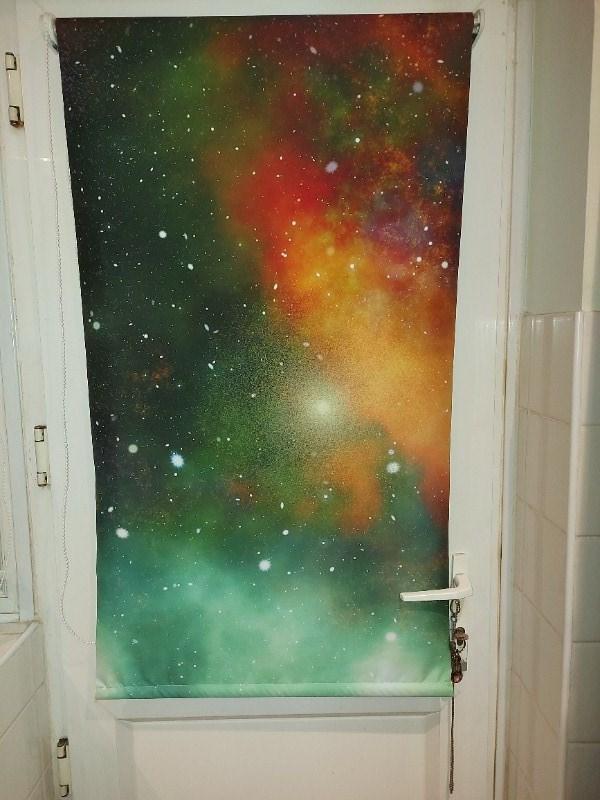 Lister Cartwright Blackout Roller Blind Galactic - Customer Photo From Neil Smith