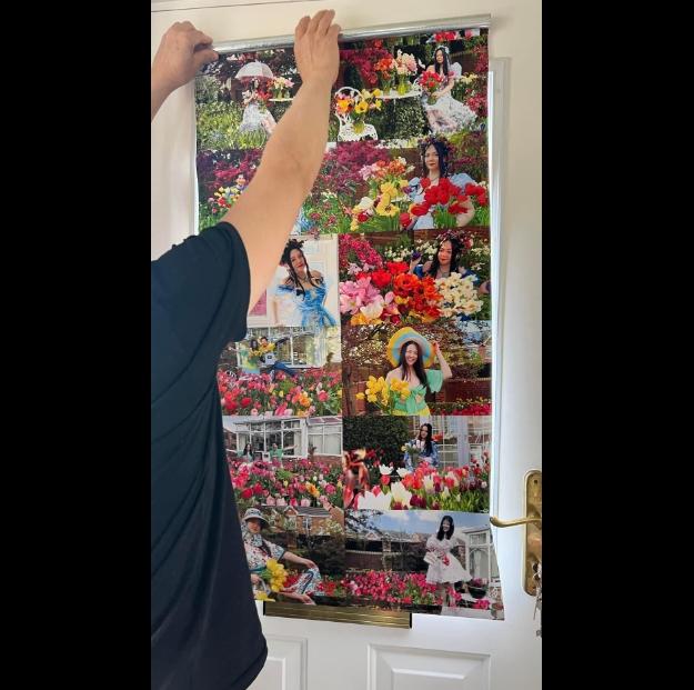 Personalised Photo Roller Blinds - Customer Photo From Jo