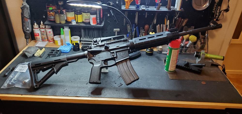 High Profile Front Iron Sight with A2 Post for Lower Gas Block - Customer Photo From Jared Bryant