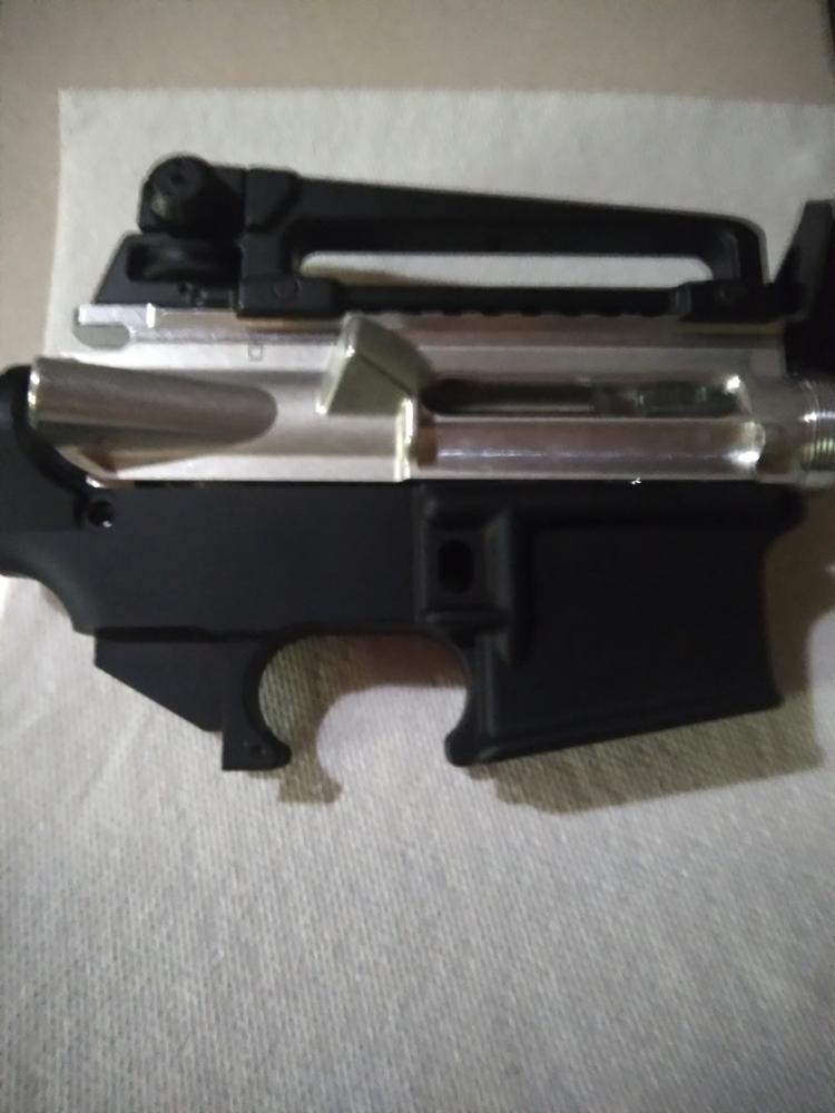 AR15 Carry Handle Sight Rear Sight with Same Height Low Profile Front Sight - Customer Photo From Patrick Nunn 