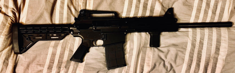 AR15 AR10 Carry Handle with Same Height Low Profile Front Sight - Customer Photo From Brian Clark