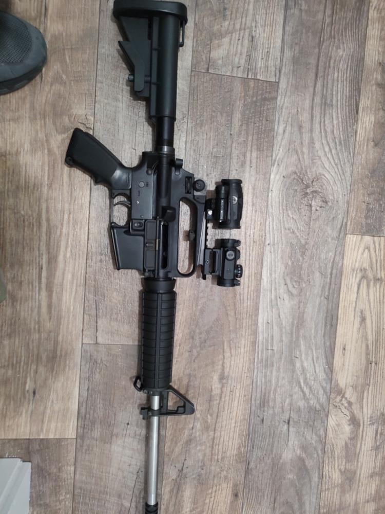 AR15 M4 Top Rail Mount for Carry Handle 12 Slots with Stanag and Weaver Dimensions - Customer Photo From Jason Howard