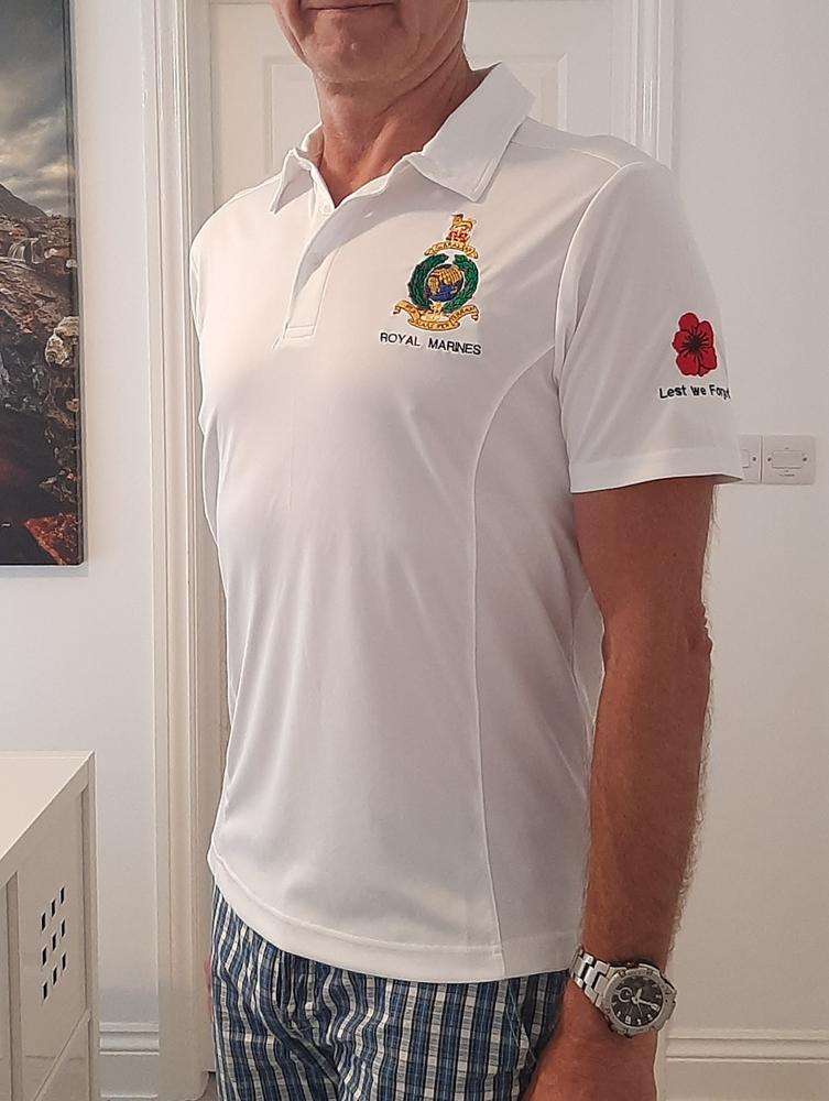 Royal Marines Activewear Polo - Customer Photo From David Officer