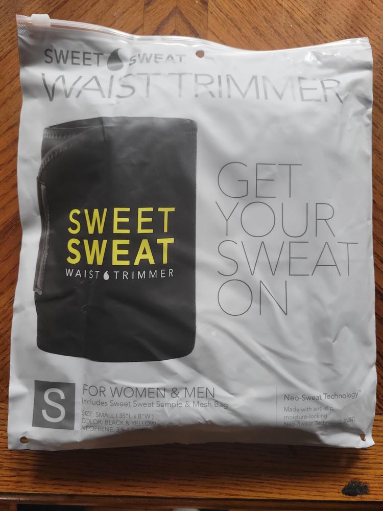  Sweat Spark Waist Trimmer for Men (Black, XS) - Sweat