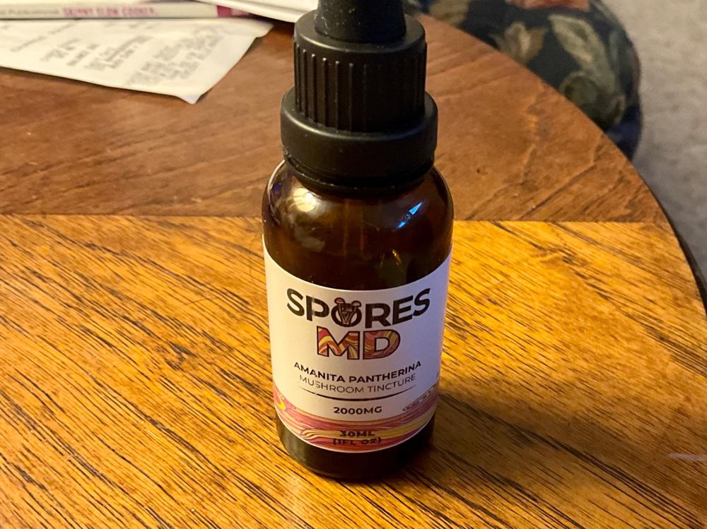 Amanita Pantherina Mushroom Tincture 2000mg HIGH STRENGTH - Customer Photo From Doug Hammett-Lair