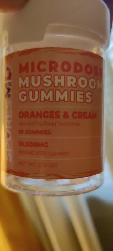 Amanita Microdose Mushroom Gummies 10,000mg - Oranges and Cream - Customer Photo From Wade Walker