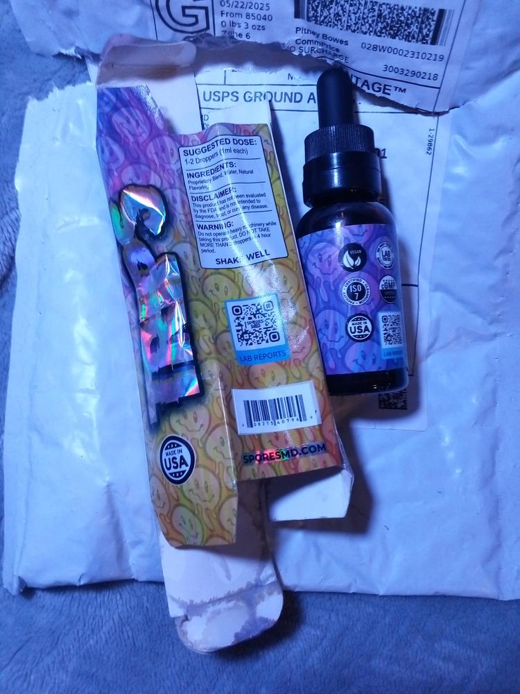 Microdose Nootropic Infused Tinctures 15000mg 30ml - Customer Photo From R