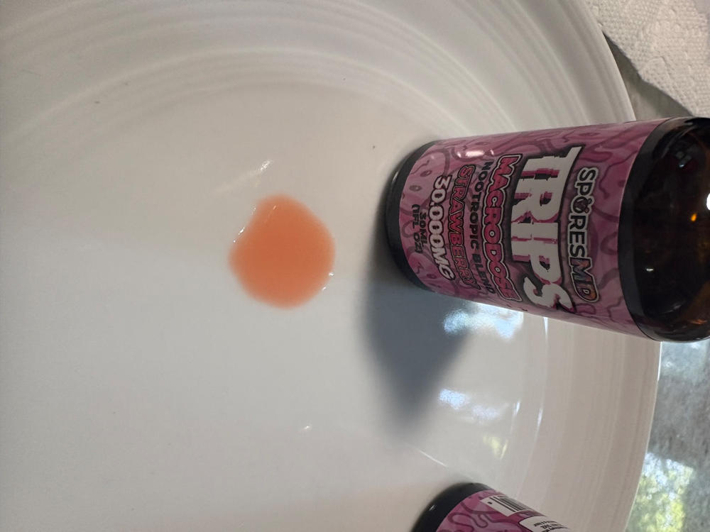 Trips Macrodose Nootropic Infused Tinctures 30000mg 30ml - Strawberry - Customer Photo From Brian Henry