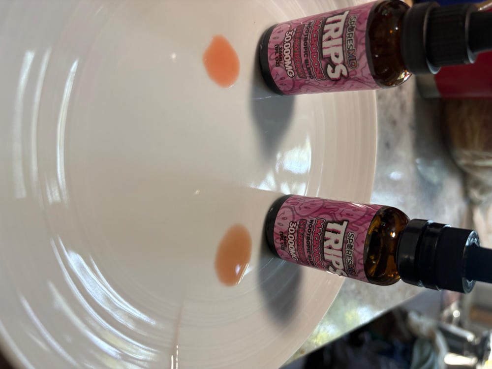 Trips Macrodose Nootropic Infused Tinctures 30000mg 30ml - Strawberry - Customer Photo From Brian Henry