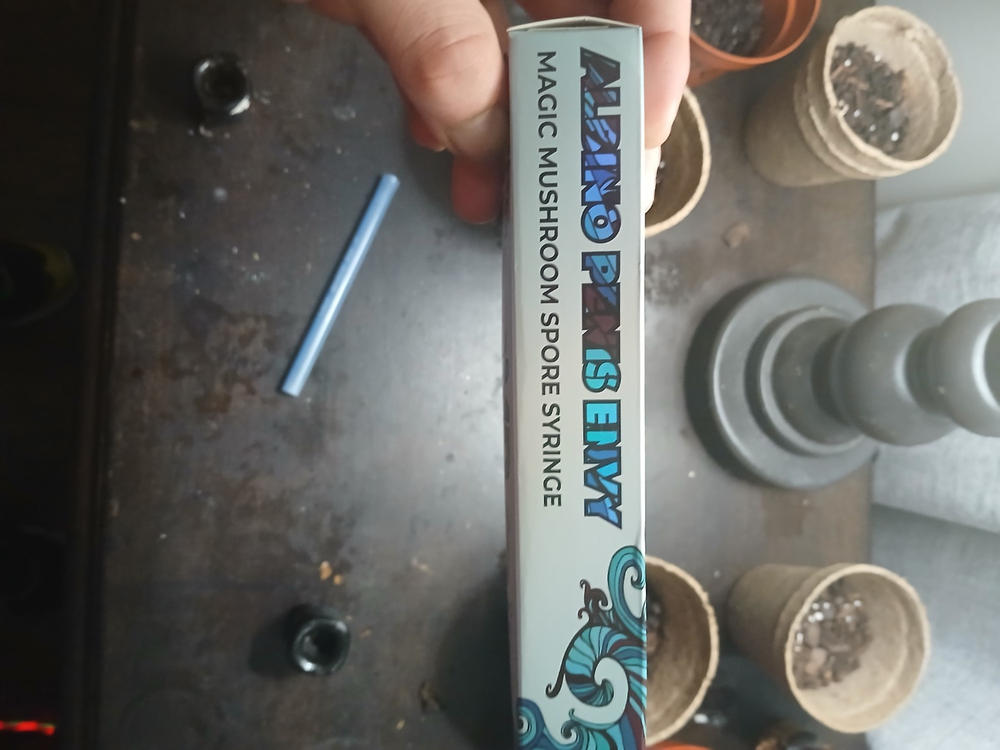 Albino Penis Envy Mushroom Liquid Culture (10ml) - Customer Photo From Jamie demonia