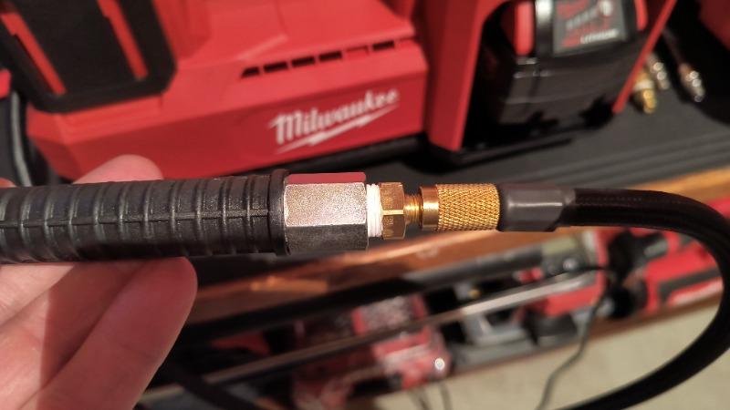 LockNFlate Tire Inflator Adapter 1/4 NPT (m) to Schrader Valve (m) - Customer Photo From James Formolo