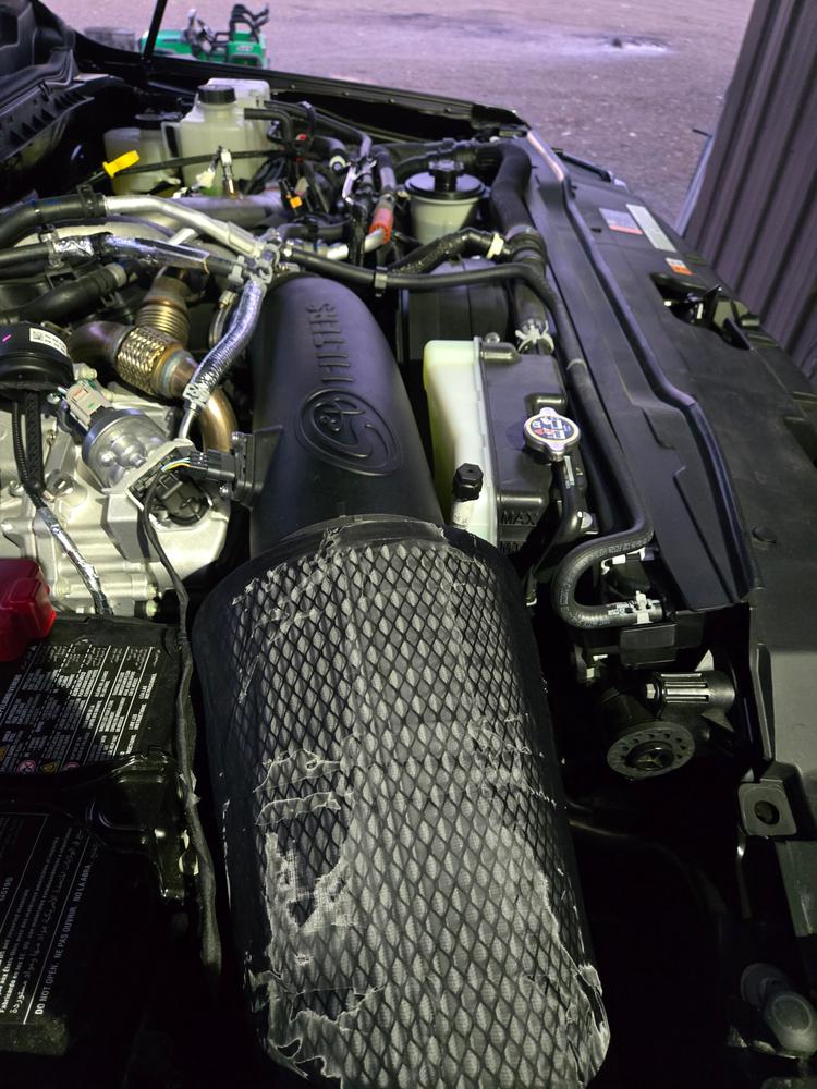 Open Air Intake for 2020-2024 Ford Powerstroke 6.7L - Customer Photo From Bryce Brumley 