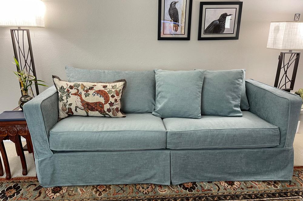 Willow modern online slipcovered sofa