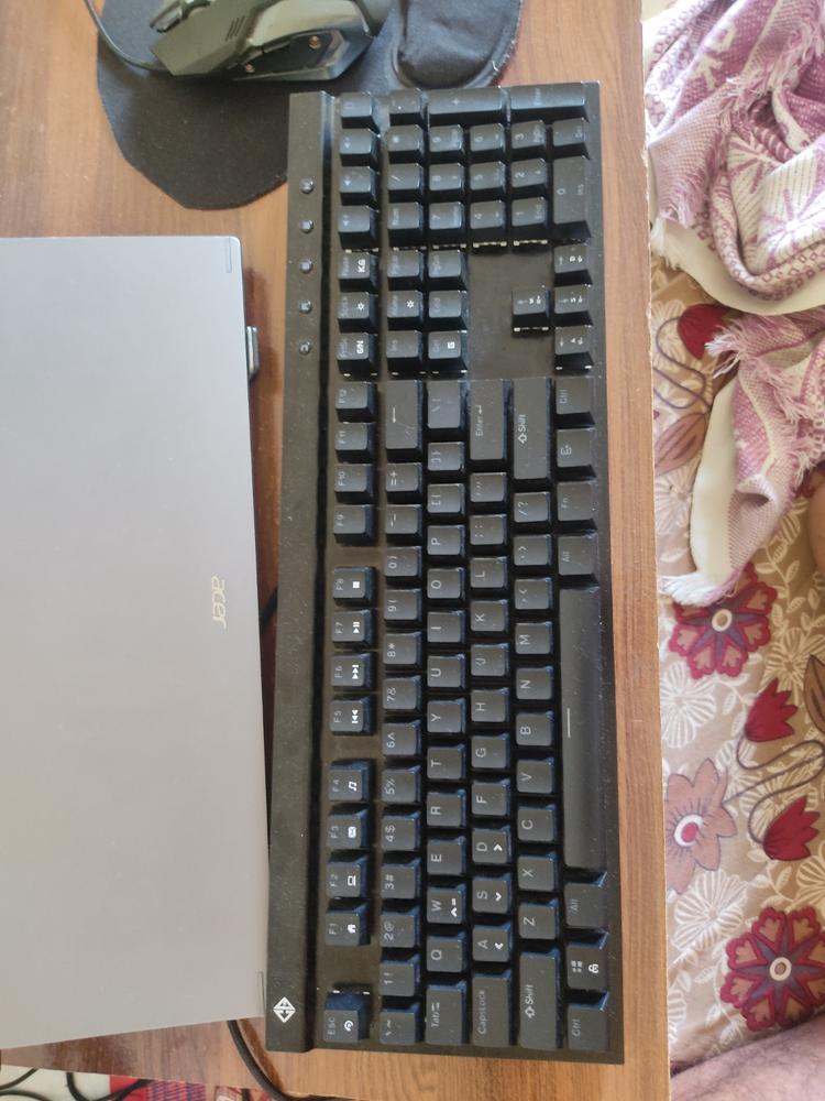 Cosmic Byte Black Eye Pro Per Key RGB Mechanical Keyboard with Software Support, Upgraded with Swappable Outemu Switches - Blue Switch - Customer Photo From Nikhil Motghare
