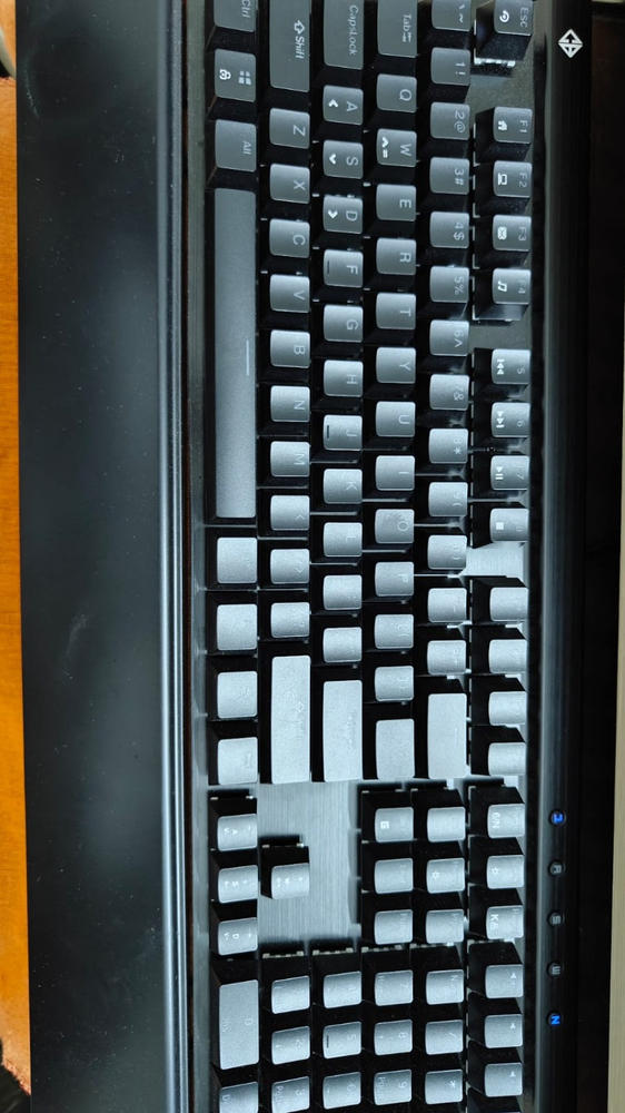 Cosmic Byte Black Eye Pro Per Key RGB Mechanical Keyboard with Software Support, Upgraded with Swappable Outemu Switches - Blue Switch - Customer Photo From Komal Kota